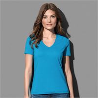 T-SHIRT DONNA CLASSIC-T COLLO A V 155g